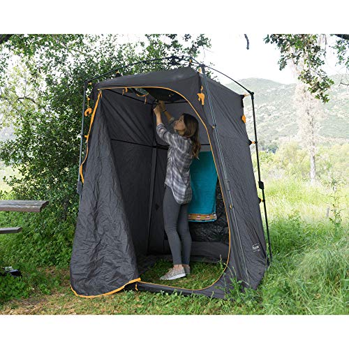 Lightspeed Outdoors 3 in 1 Quick Set Up Privacy Tent, Toilet/Camp Shower, Portable Changing Room (Rainfly Sold Separately)